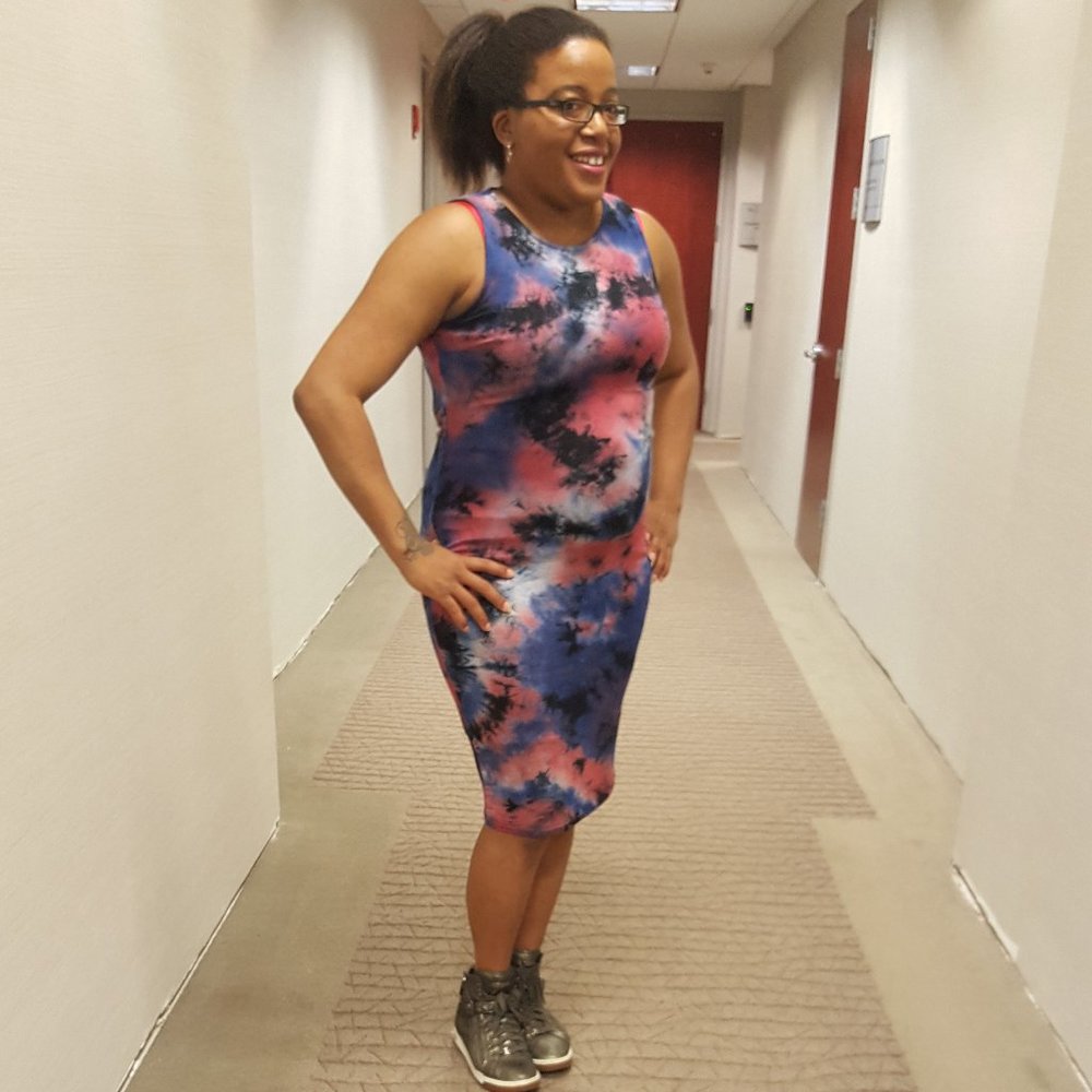 Tie Dye Midi Dress